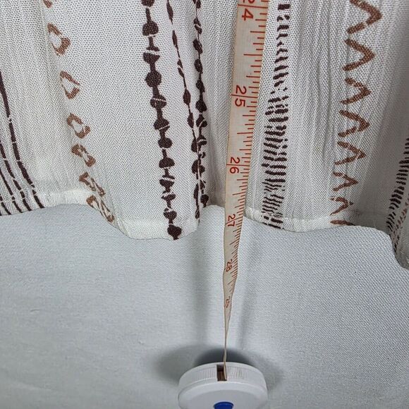 NWT Savanna Jane Women Boho Embroidered Blouse Top Shirt Size Large Peasant - Picture 6 of 6